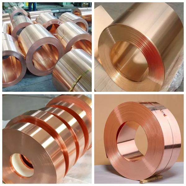 Copper Foil 0.1mm For Battery Copper Strip Coil Manufacturer Copper Coil / Copper Strip / Copper Tape