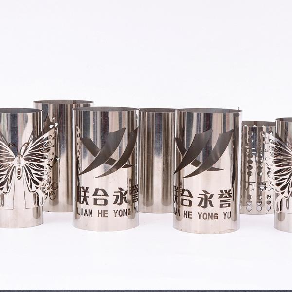 201 304 316 Laser Cut Tubing Stainless Steel Perforation High Precision SS Pipe Cutting Cnc