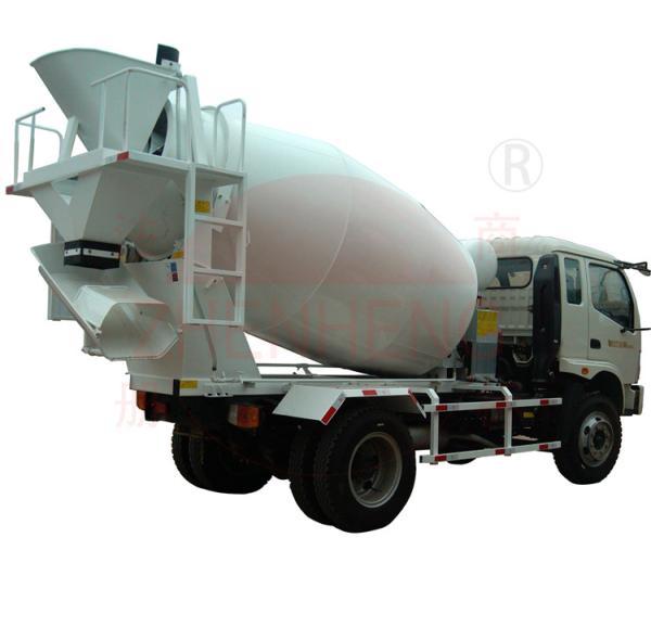 Fully Integrated Concrete Mix On Site Truck, 10 - 12cbm Volumetric Concrete Mixer