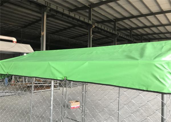 chain link/cyclone /hurrican dog kennel fencing 4'x6' x 10' chain mesh fabric 50mm x 50mm