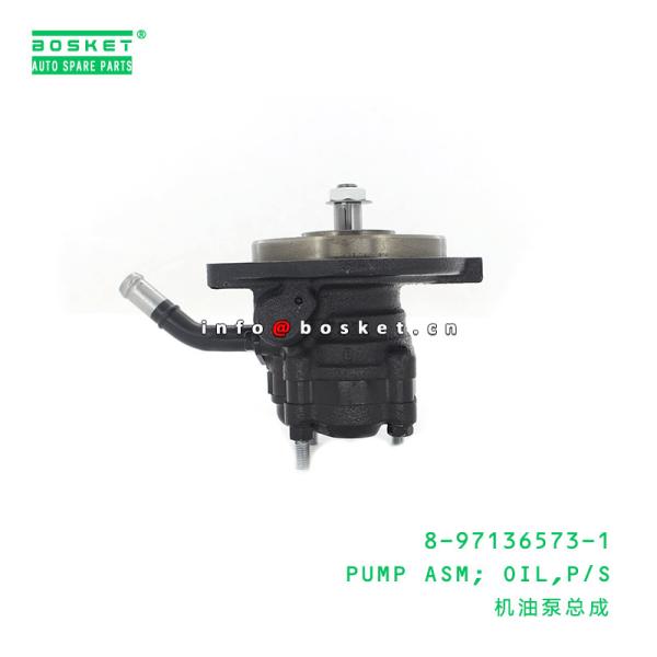 8-97136573-1 as peças do chassi do caminhão põem o conjunto 8971365731 da bomba de óleo da direção para ISUZU NKR