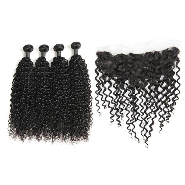 9A Real Malaysian Virgin Hair Extensions , 100 Virgin Malaysian Curly Hair