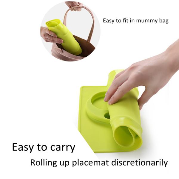 Hot product baby travel placemat baby feeding mat for table