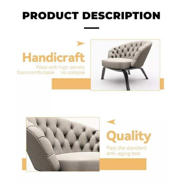 Софа роскошного ночного клуба мебели ресторанов гостиной современного одиночная