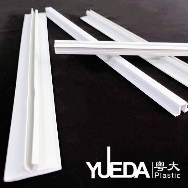 Colorful PVC Plastic Extrusion Profiles UV Resistant For Home Decoration