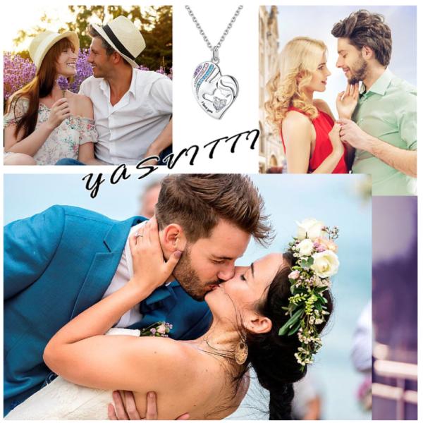 OEM Тренди 925 Стерлинговая серебряная сердечная подвеска Ожерелье с гипоаллергенным австрийским кристаллом