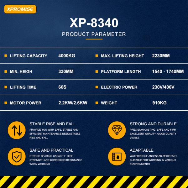 High Quality Low Price Car Hydraulic Scissor Car Lift Suitable For Car Repair Work Shop And Tire Changer Shop