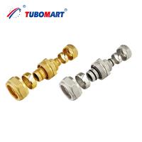 Brass Gas Fittings Plumbing Gas Hose Nipple Cap Tee Socket Gas Brass Threaded Compression Fittings