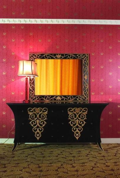 Living Room TV Decorative Painted Wooden Cabinets Antique Traditional Lockers 1200mm