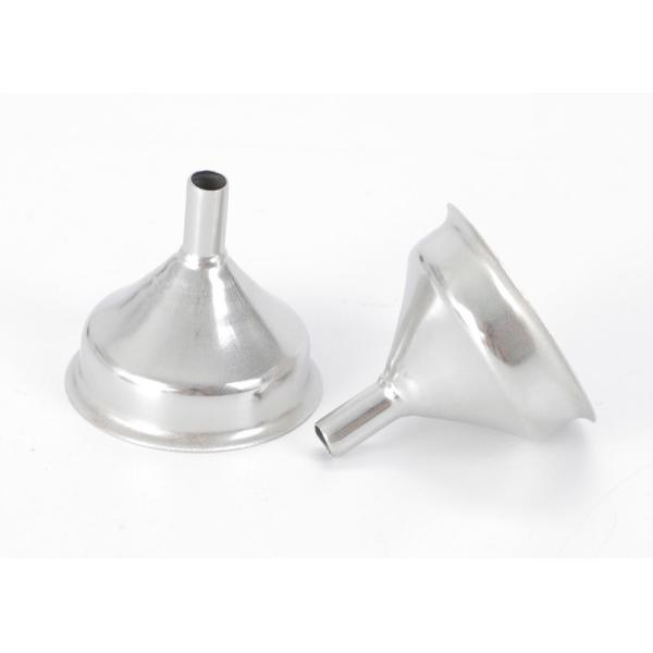 Long Mouth 5mm Stainless Steel Hip Flask Funnel / Whiskey Flask Funnel