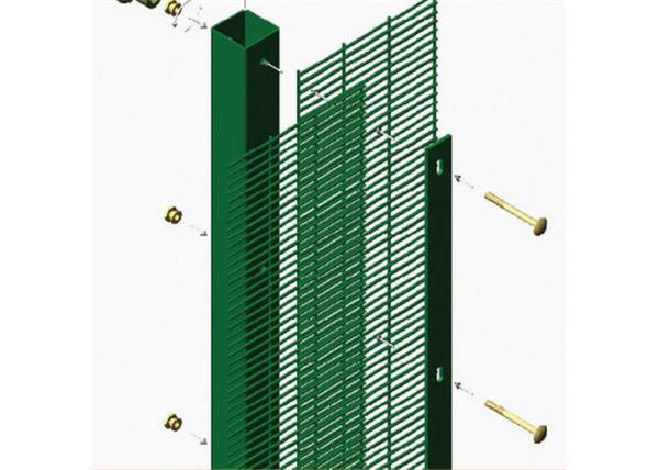 High Security Wire Mesh Fence galvanized 358 Fence welded wire mesh panel fencing