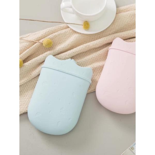 Прозрачная мягкая силиконовая бутылка с горячей водой для облегчения боли в пояснице спины шея плечи Theopy