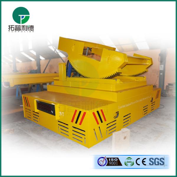 60t Motorized Roadrail Lorry Ladle Handling Transfer Cart For Pakistan Steel Mill