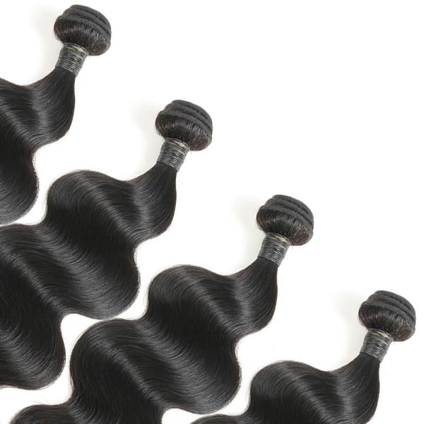 Full Body Wave Weave Hair , Deep Body Wave Virgin Hair Customized Length