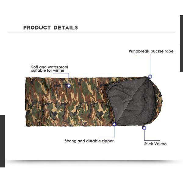 Outdoor Foldable Sleeping Bed Emergency Sleeping Bag 3 Season