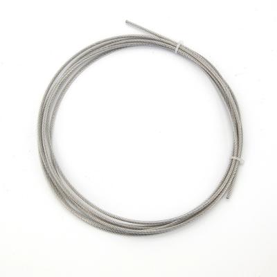 5mm - 10mm Ss 316 304 Stainless Steel Wire Rope 1x37 Invisible Grille Material