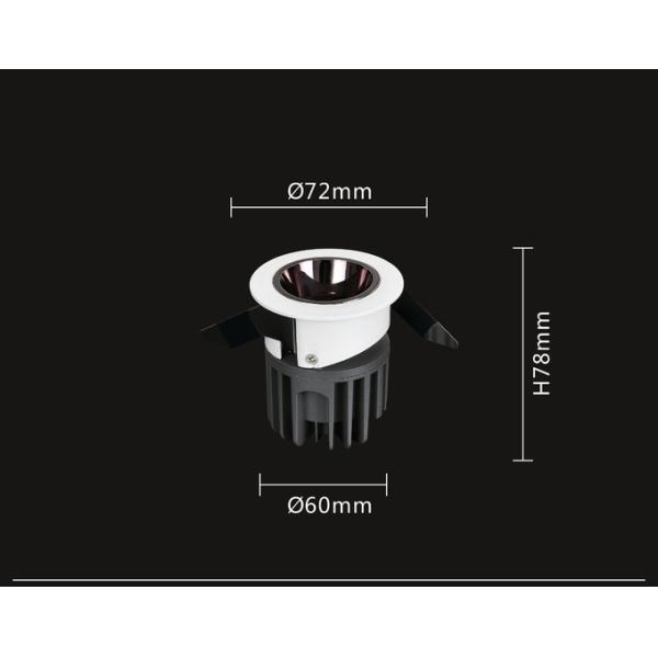 Dimmable 3W 5W Anti Glare LED Interior Spotlights 10V SAA Approved
