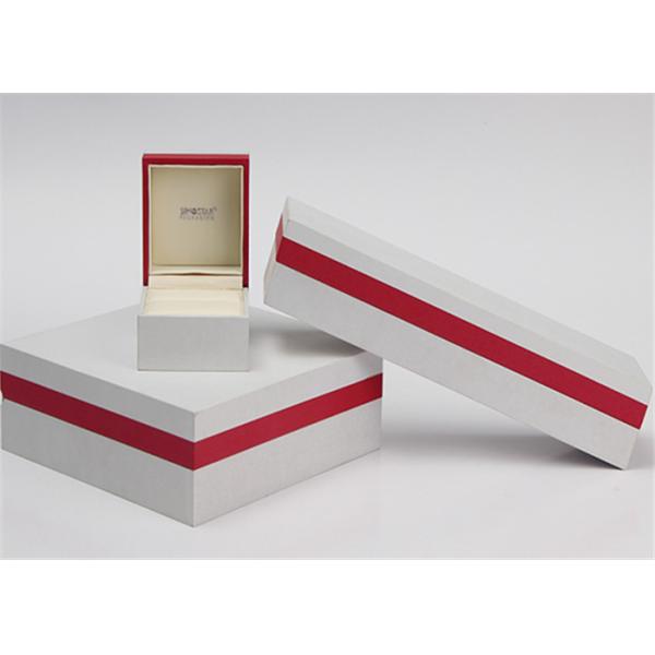 Белая & красная современная шкатулка для драгоценностей, пластмасса + бумага + шкатулка для драгоценностей женщин бархата