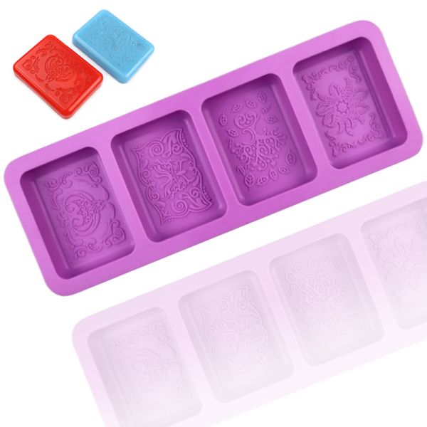 1 Piece SHUXIN YZ-66 Square Silicone Cake Molds Eco-Friendly Disposable for Soap Candle Resin Crafting High Temperature