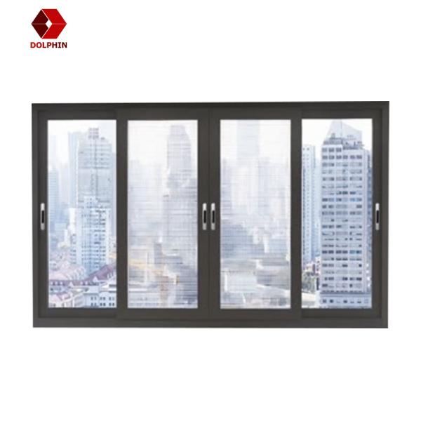 Жилое алюминиевое управление насекомого сползая окна для космоса балкона