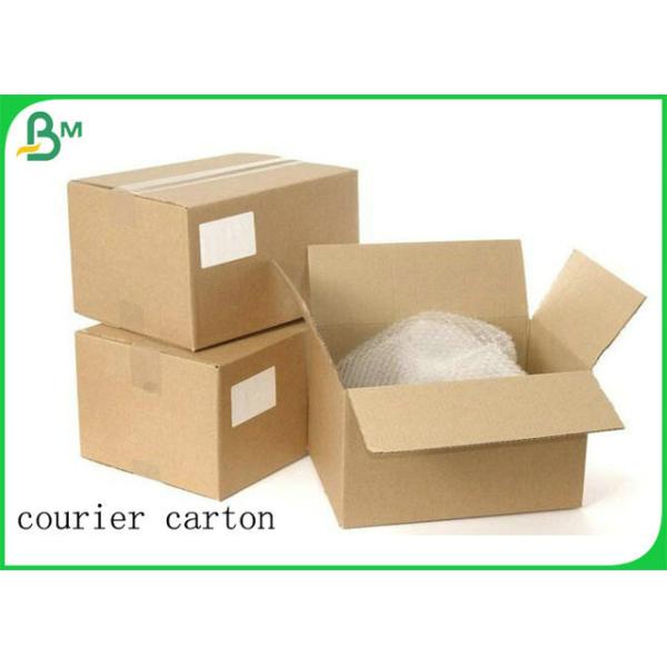 0.5mm Recyclable Brown Flute Corrugated Kraft CardBoard For Cartons 0.5mm Recyclable Brown Flute Corrugated Kraft CardBoard For Cartons
