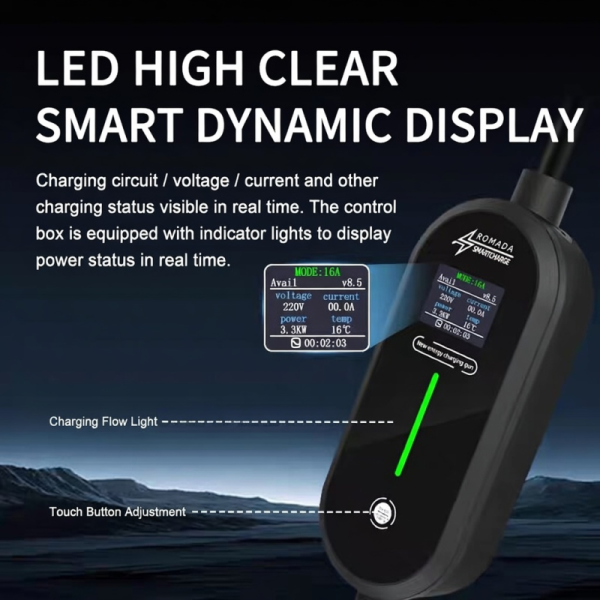 For European Standard and American Standard New Energy Electric Vehicle J Household Charger, Type1,type2,GB/T