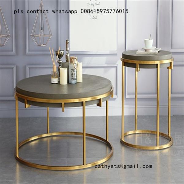high quality stainless steel coffee table and chairs for hospitality and restaurant