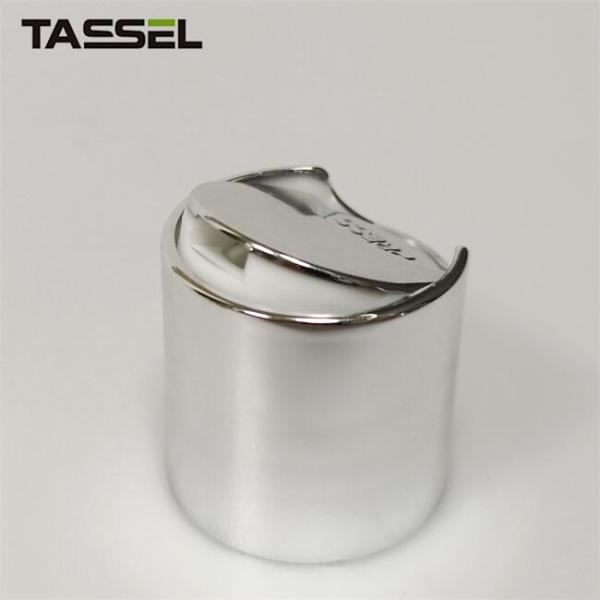 24/410 сияющих серебряных УЛЬТРАФИОЛЕТОВЫХ покрытых крышек бутылки крышки диска PP пластиковых для шампуня