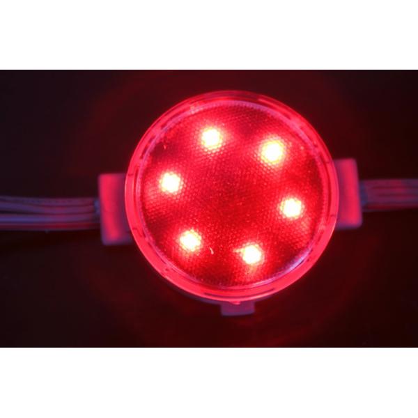 DC 24V 50mm IP65 полного цвета 1.5W раковины ПК привел лампу пиксела