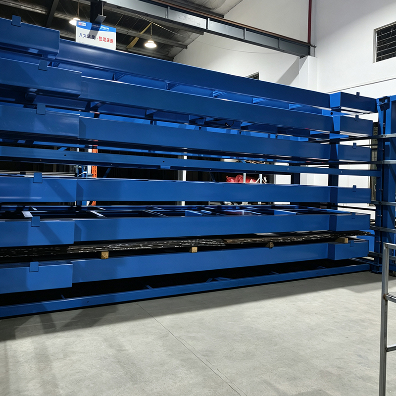Modular Drawer Type Sheet Metal Rack, Full Extension Sliding Panel Storage Shelf For Factory Raw Material Warehouse