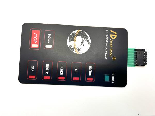 Non Tactile Flat Membrane Switch Dustproof  For Electronic Controller