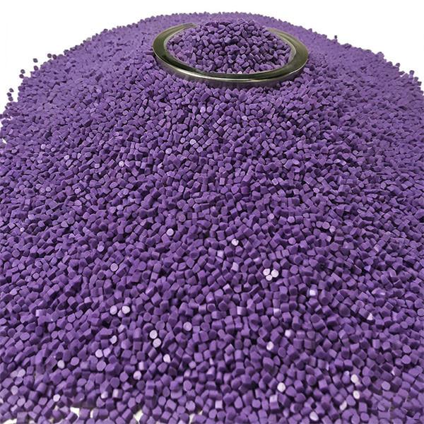 Purple Colour Dispersion EVA Masterbatch Foaming Products Custom