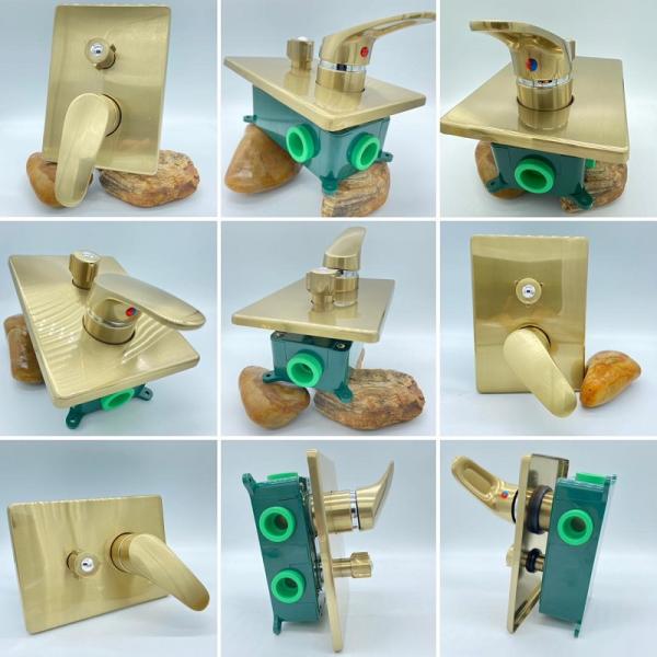 Скрытый клапан стопа 20mm до 25mm клапана ливня смесителя PPR пластиковый