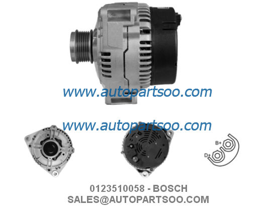 0123310010 0986039300 - BOSCH Alternator 12V 80A Alternadores