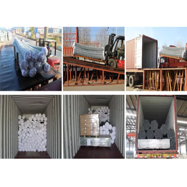 Length 3meters hot dipped galvanized Chain Link Fencing for airport use