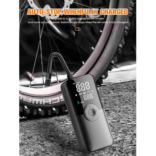 Handheld Portable Air Compressor for Car Tires Quick Inflation Tool