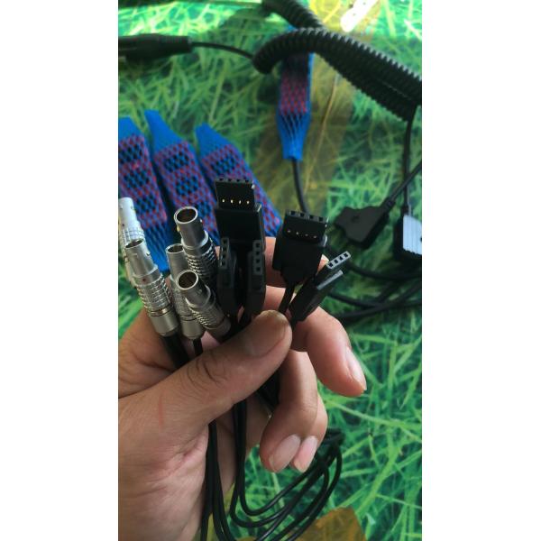 D-tap Camera power three way splitter Power Tap to 3 Female D-Tap P-Tap Hub  Metal case with 1/4