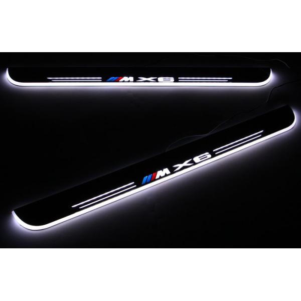 BMW X6 35i 40i 50i M50d Car accessory LED moving door scuff led lights