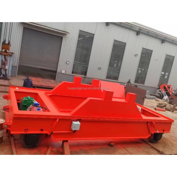 150t Capacity Heat Resistant Molten Steel Ladle Transfer Car with Dual Driving System for Industrial Use