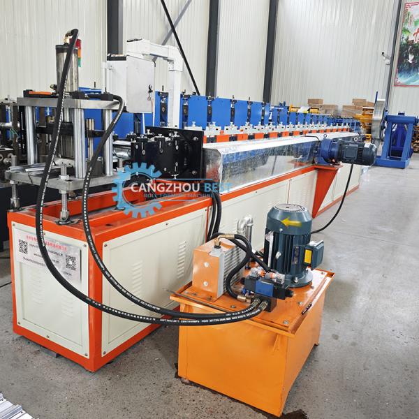 Customizable Shutter Door Cold Roll Forming Machine With Chain Or Gear Box Driven System
