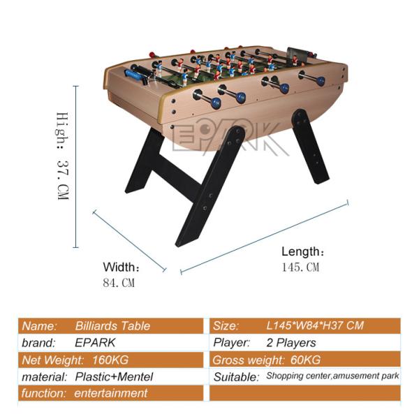 Football Table Manufacturer high quality wooden soccer hand football game table soccer