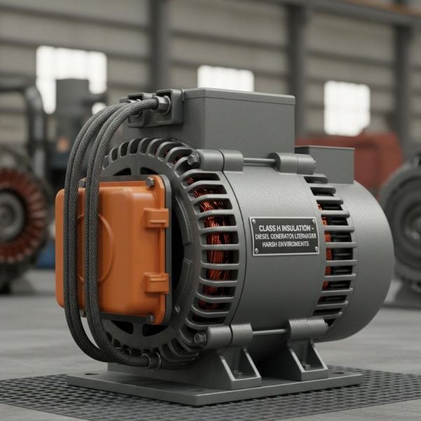Class H Insulation Diesel Generator Alternator with Brushless Excitation and Salt Fog Protection for Harsh Environments
