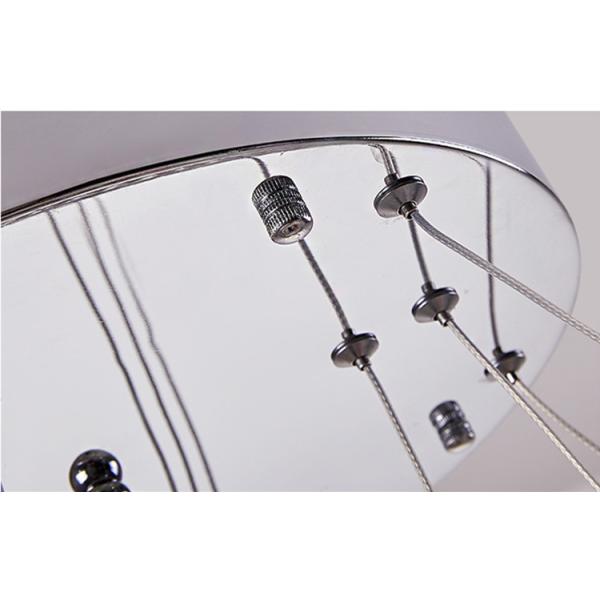 Венчик 3 освещая хрустальную люстру кольца СИД золотую современную для спальни комнаты прожития