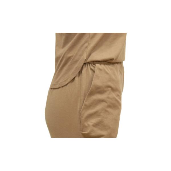 Comfortable Women'S Long Pant Romper , Jersey Casual Sleeveless Jumpsuit Round Neck