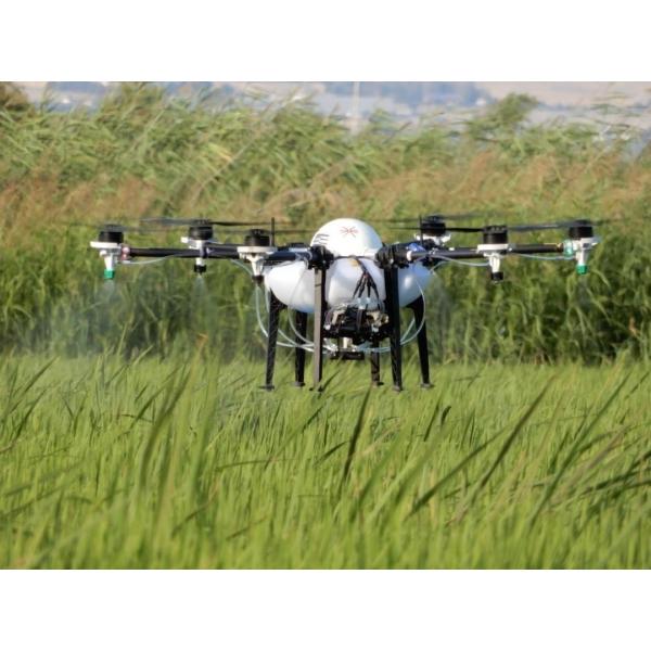 Unmanned Rotorcraft 10kg Plant Sprayer Agricultural Drone RoHS Certified Long Distance