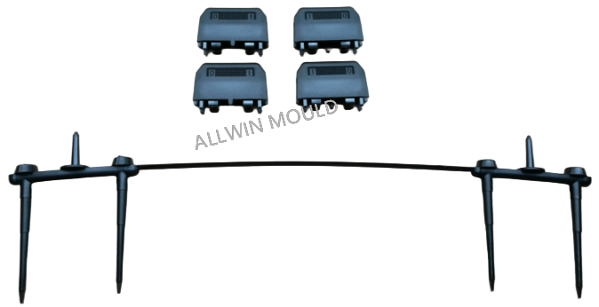 ABS PA6 Auto Parts Mould CNC Machined Components Control Knob