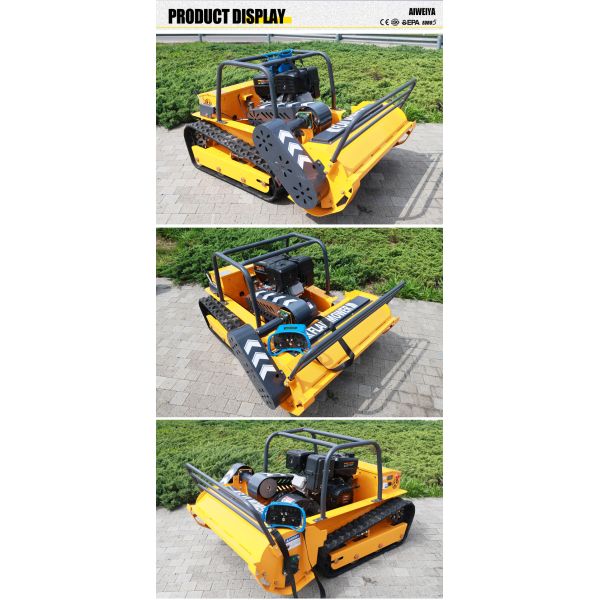 US Spot EPA Certified RC Lawn Mower Robot Wireless Control Flexible Steering Lawn Trimming Orchard Weeding Low Fuel Consumption