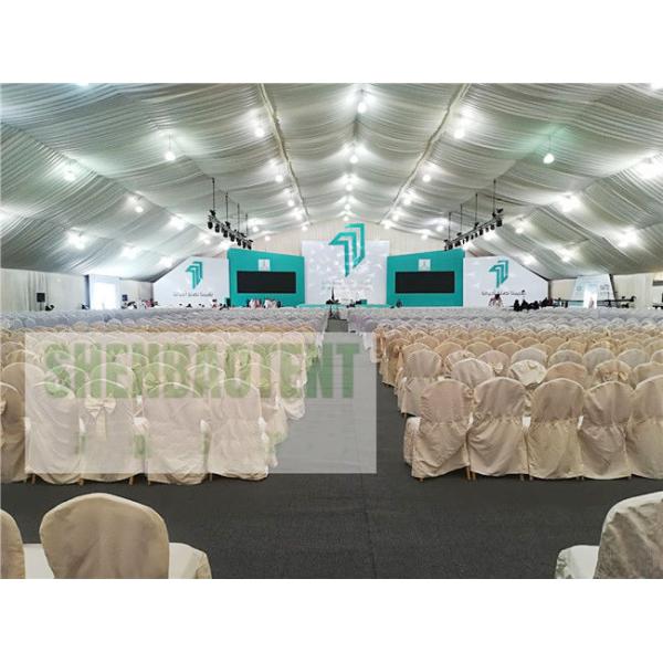 Polygon Large Aluminium Frame Tent For Government Big Events Celebrations Saudi Arabia 50 Meter Span