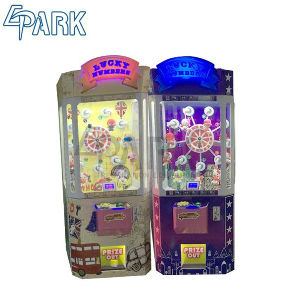 Coin Operated Lucky Number Random Win Rate Crane Claw Machine / Crane Toy Vending Machine
