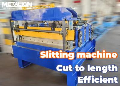 Easy To Operate Steel Coil Slitting Machine For Regular Scale Production